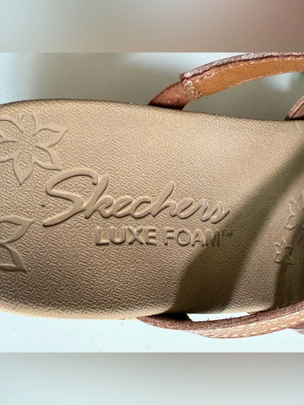 Skechers Beverlee Tiger Posse Strappy Slide Wedges Size 8